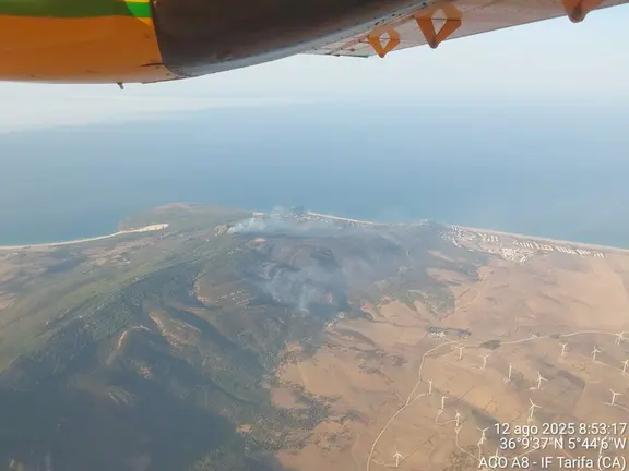 Imagen del incendio