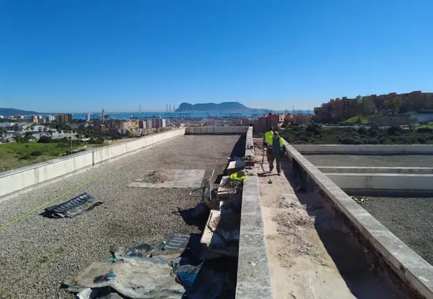 Obras en los colegios