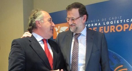 Rajoy y Landaluce