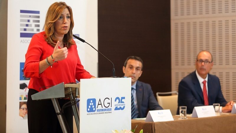 Susana Diaz en el aniversario de la AGI
