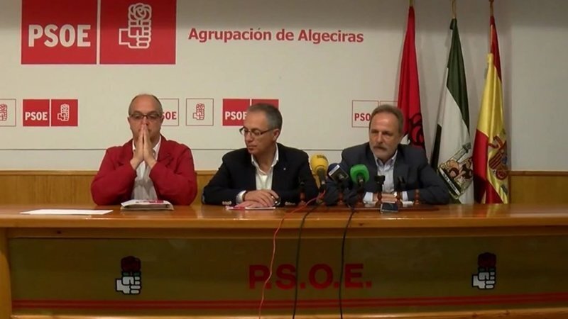 Silva, Lozano y De la Encina en la rueda de prensa