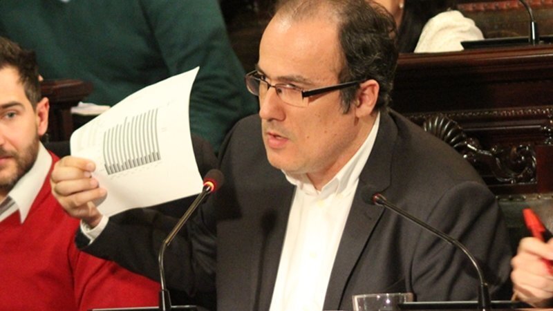 Ignacio Holgado durante un Pleno