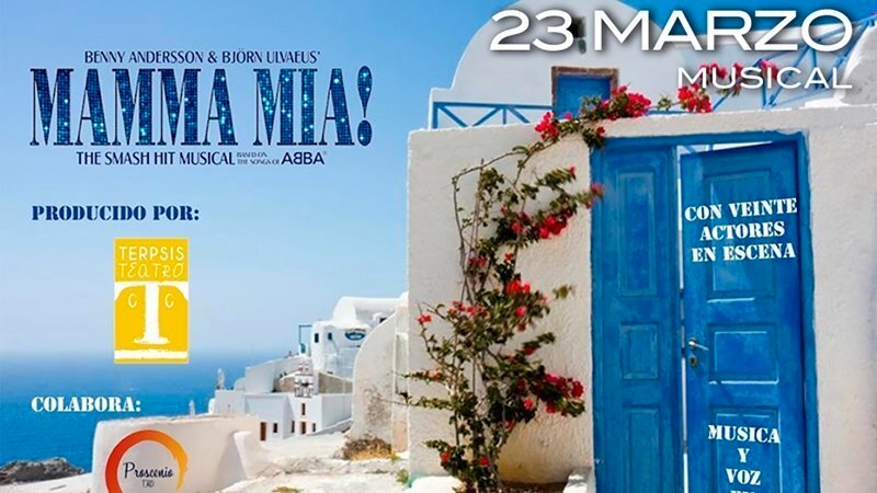 Cartel del musical Mamma Mia a beneficio del BM Ciudad de Algeciras