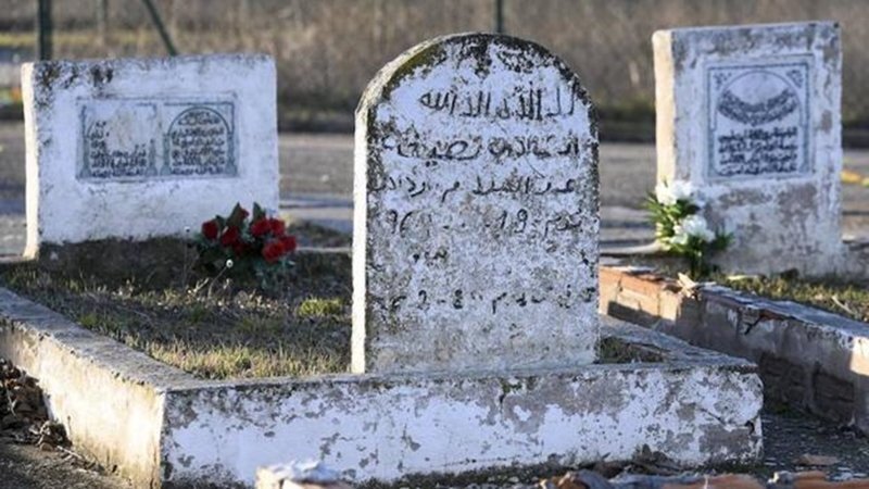 Una imagen de archivo de un cementerio musulman