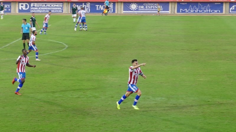 Ivan Turrillo celebrando un gol