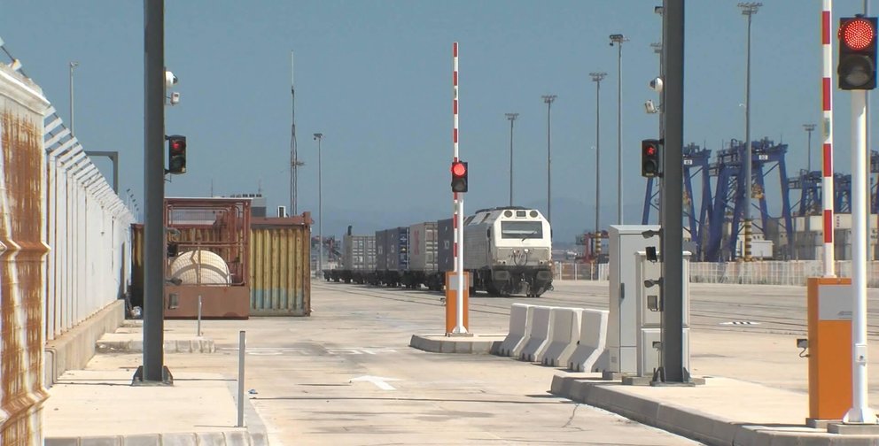 terminal ferroviaria del puerto de algeciras