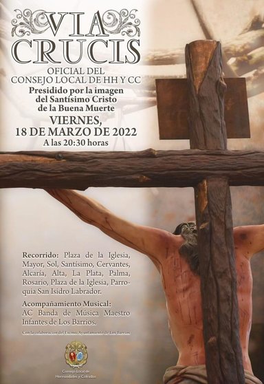 Cartel del Vía Crucis de Los Barrios, Marzo 2022