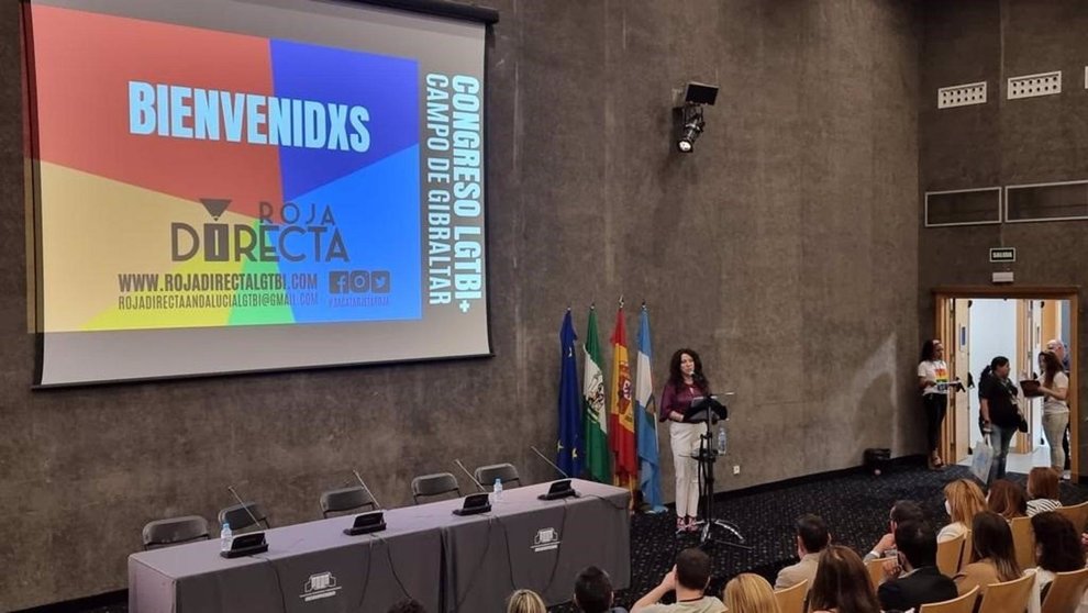 Rocío Ruiz en el Congreso LGTBI