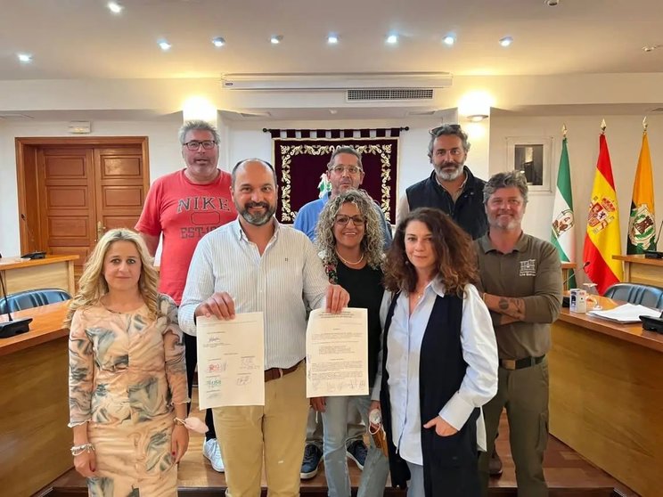 Firma del acuerdo de estabilización en el Ayuntamiento de Los Barrios