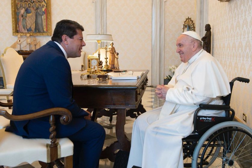 Picardo, junto al Papa Francisco
