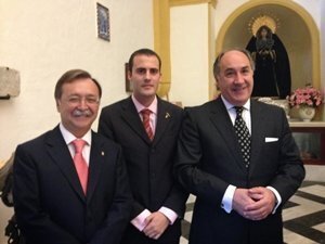 Vivas y Landaluce, junto al presidente de la Casa de Ceuta