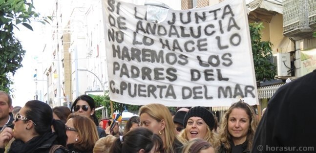 Protestas Puerta del Mar