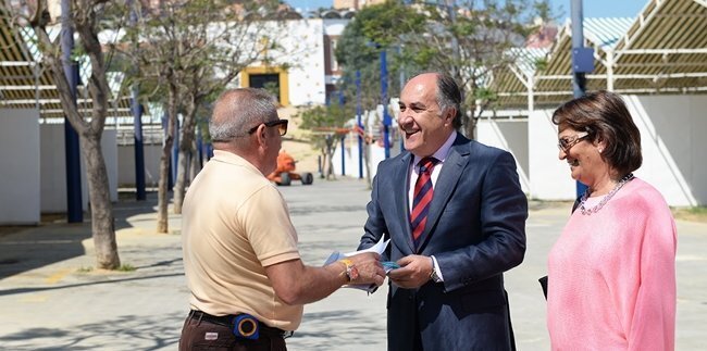 Visita alcalde Parque Feria