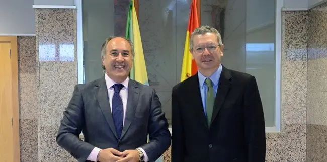 Landaluce con Gallard&oacute;n