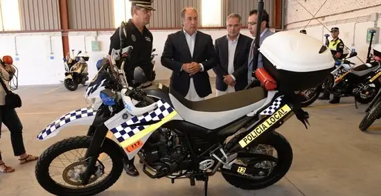 motos polic&iacute;a