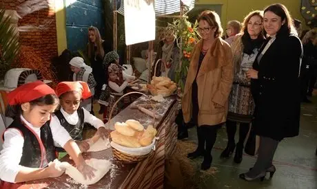 visita al belen viviente del colegio huerta de la cruz