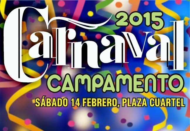 Carnaval Campamento 2015 cartel.