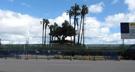 Obras del acceso central, 04042014