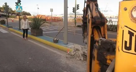 Demolicion medianas