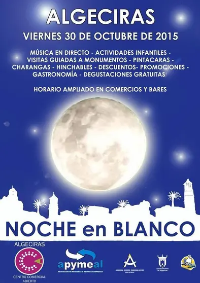 CARTEL NOCHE EN BLANCO