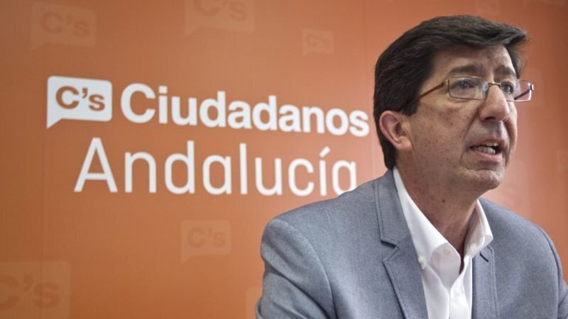Juan Marín, portavoz de Ciudadanos en el Parlamento Andaluz