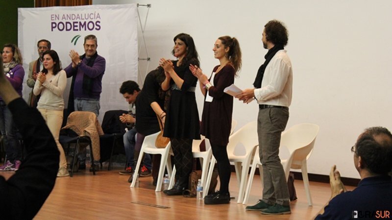 Mitin Podemos Teresa Rodriguez1 Dic2015