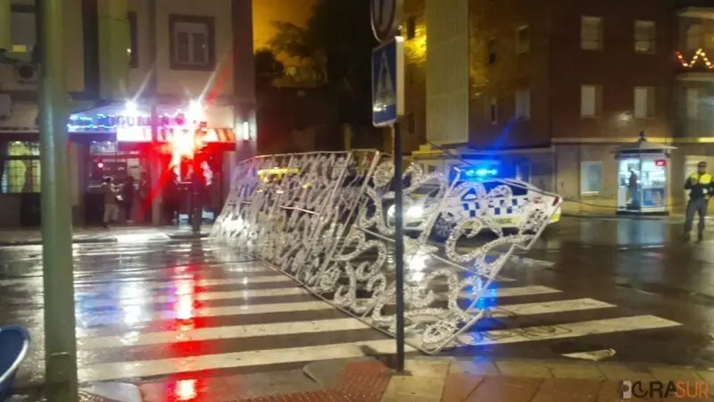 Guirnalda caida en Fuerzas Armadas