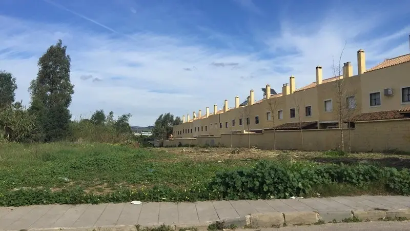 Parcela en la que se ejecutan los trabajos