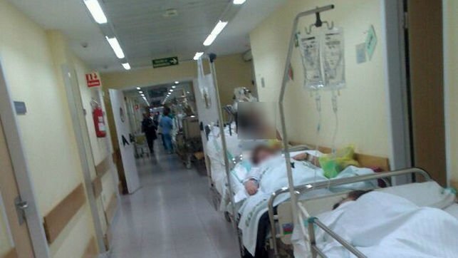 Imagen de archivo de un pasillo de urgencias en un hospital.
