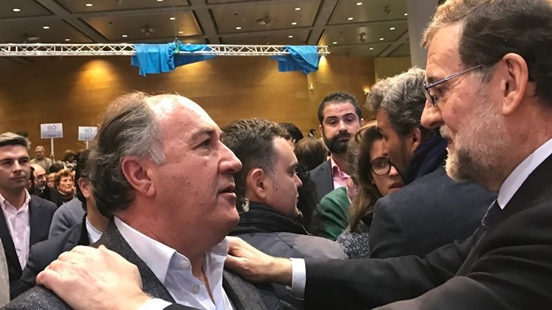 Rajoy y Landaluce en Granada Ene2017