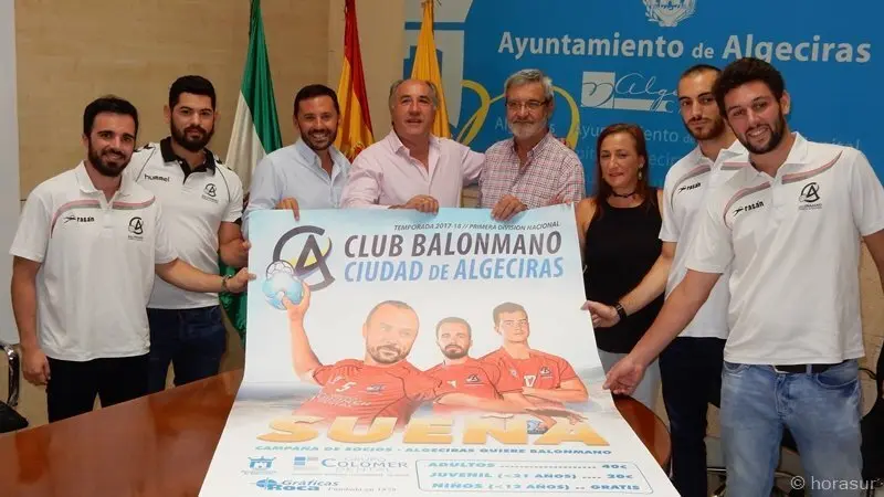 Presentacion de la campa&ntilde;a de socios del Balonmano Algeciras