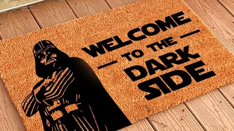 Felpudo con rese&ntilde;a de Star War