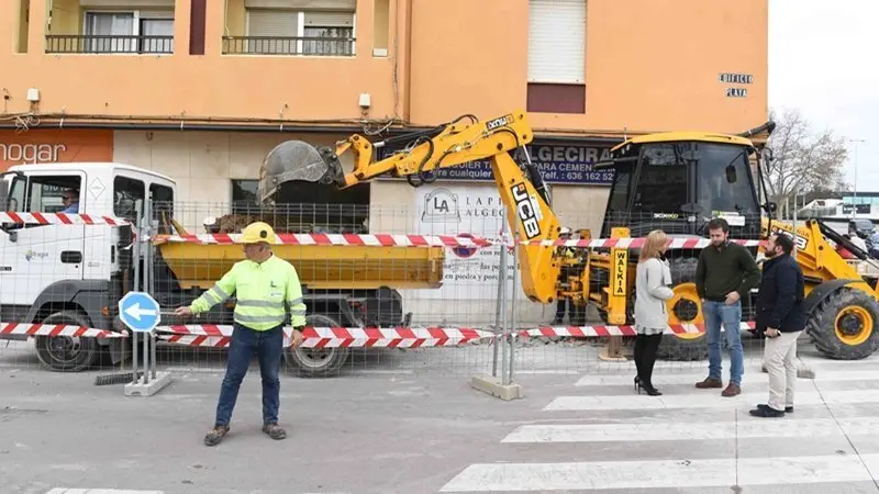 VISITA OBRAS COLECTOR JACINTO VENAVENTE