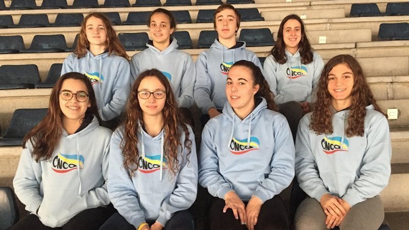 Nadadores del CN Ciudad de lgeciras que han tomado parte en la cita