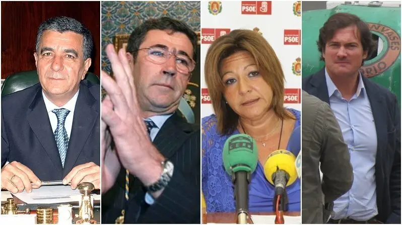 Palacios, Herrera, Ortiz y Rull, todos imputados por diversos delitos