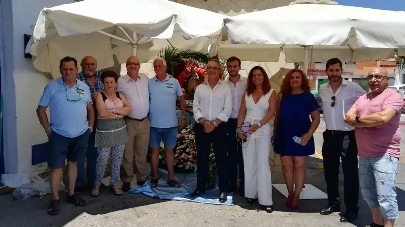 Miembros del PSOE en una convivencia vecinal hace pocos d&iacute;as