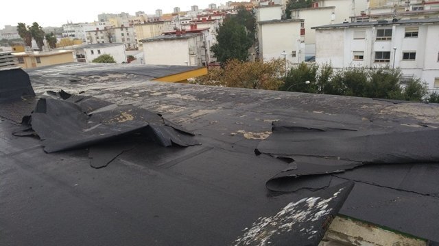 Estado en el que se encuentra el techo del Andalucía
