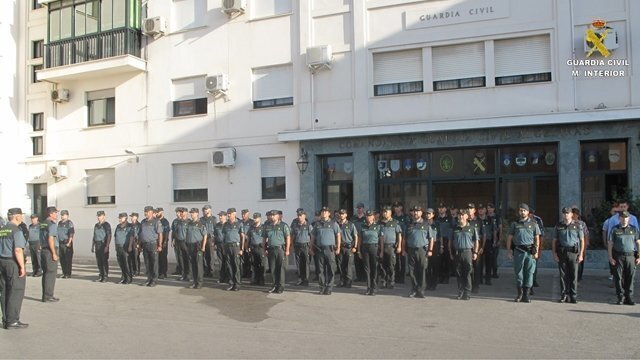 Presentación de los nuevos efectivos de la Guardia Civil