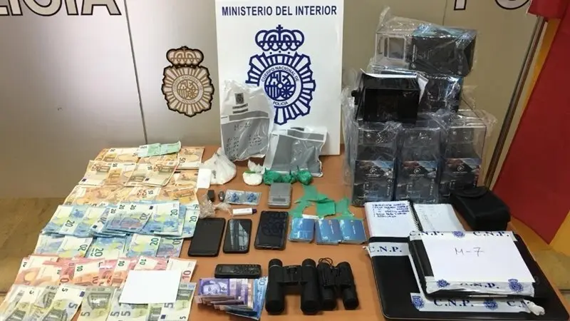 Material intervenido en la Operaci&oacute;n Caramelo