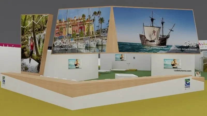 Stand que C&aacute;diz presentar&aacute; en Fitur 2019