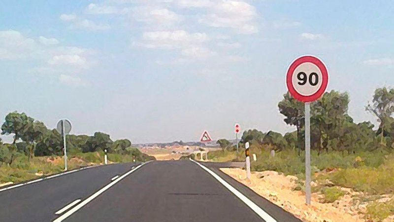Nuevo límite de velocidad en carreteras convencionales