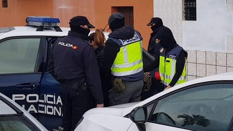 Detención en Algeciras por parte de la Policía Nacional Ene2019