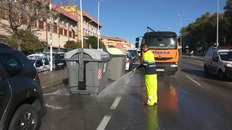 Trabajos de limpieza en P&eacute;rez Arriete
