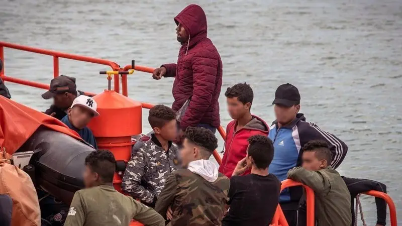 Menores no acomp&ntilde;ados e origen magreb&iacute; en una embarcaci&oacute;n de salvamento
