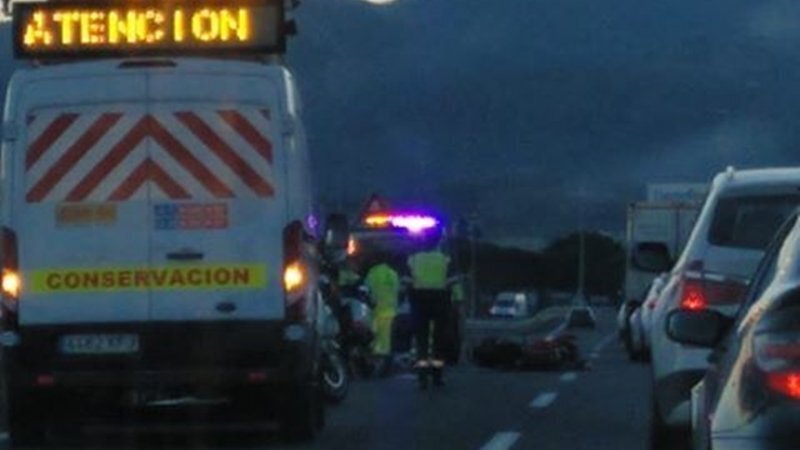 Accidente en la A7 dirección Algeciras