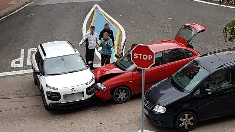 Accidente en Virgen de la Palma