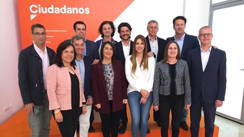 Equipo de candidatos de Ciudadanos en la provincia de Cádiz