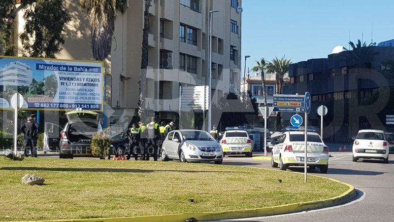 Control de la Policía Local en Algeciras