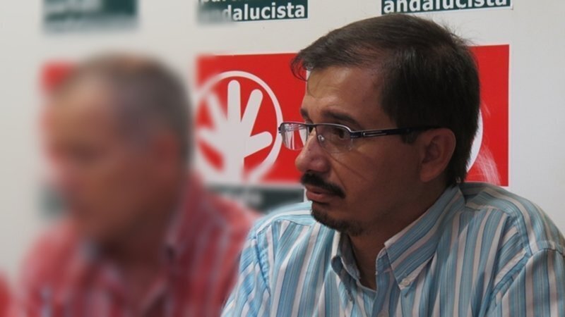 Manuel Correro, en su etapa de dirigente del Partido Andalucista
