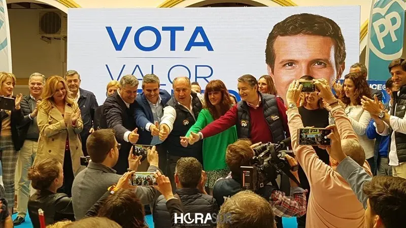 Landaluce, junto a los candidatos del partido a las Generales